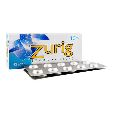 Getz Pharma Zurig Tablet, 40mg, 20-Pack