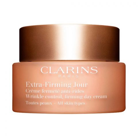 Clarins Paris Extra Firming Jour Wrinkle Control Firming Day Cream, All Skin Types, 50ml