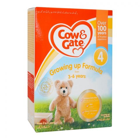 Cow & Gate Growing Up Formula Stage-4, From 3-6 Years, Box 400g