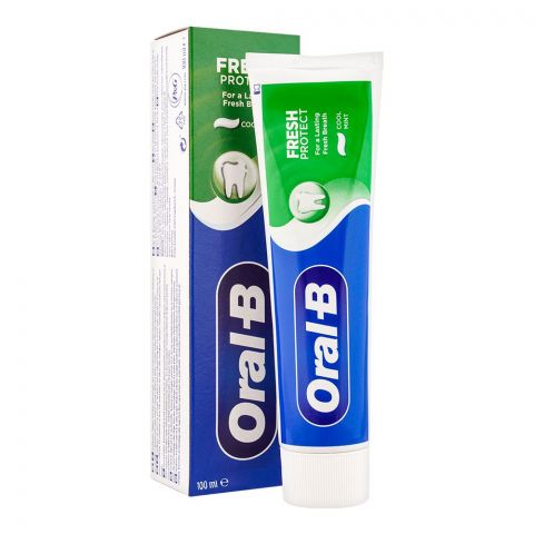 Oral-B 1.2.3 Active Fluoride Mint Toothpaste, 100ml