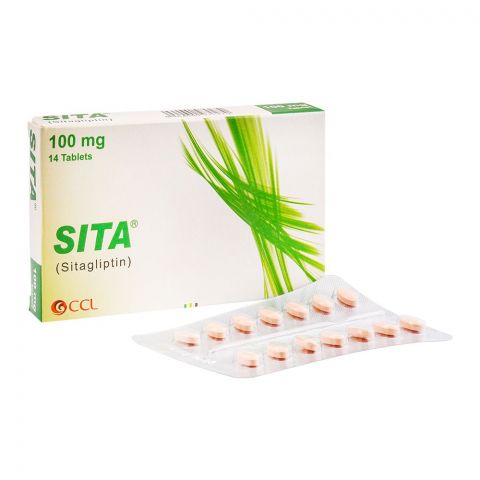 CCL Pharmaceuticals Sita Tablet, 100mg, 14-Pack