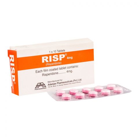Adamjee Pharmaceuticals Risp Tablet, 4mg, 10-Pack