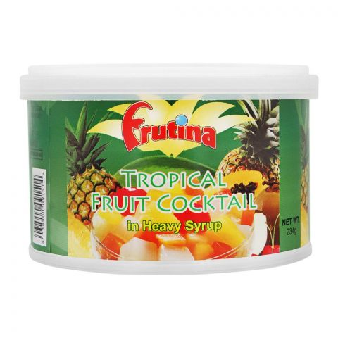 Frutina Tropical Fruit Cocktail, In Heavy Syrup 234g