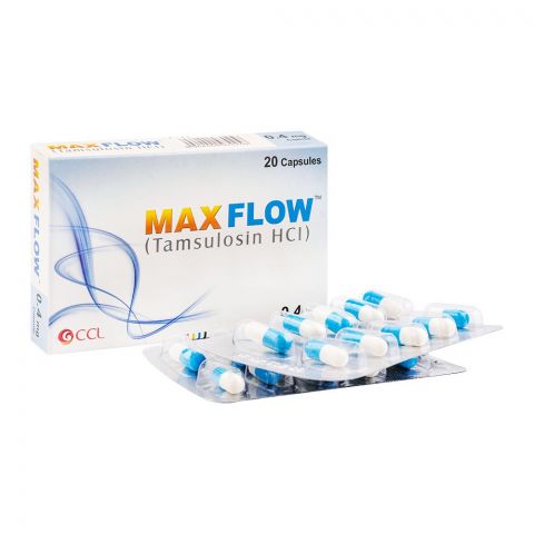 CCL Pharmaceuticals Max Flow Capsule, 0.4mg, 20-Pack