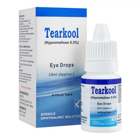 Kobec Pharma Tearkool Eye Drop, Artificial Tears, 10ml