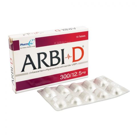 PharmEvo Arbi-D Tablet, 300/12.5mg, 10-Pack