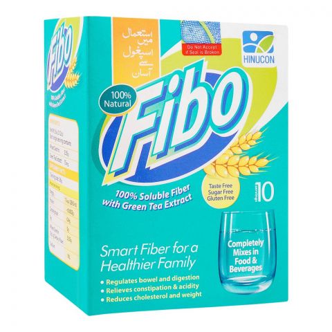 Hinucon Fibo Fiber Supplement, 10-Pack