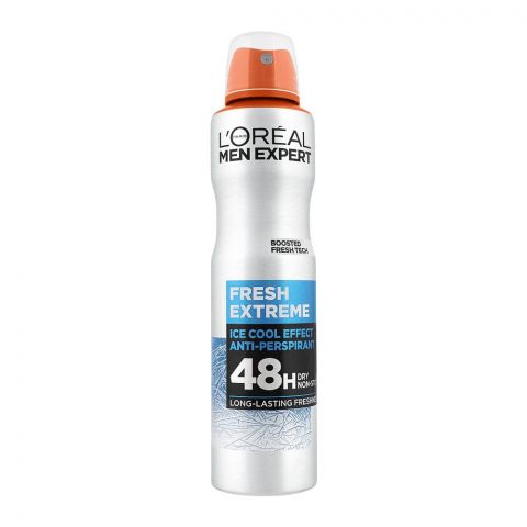 L'Oreal Paris Men Expert Fresh Extreme Ice Cool Effect Anti-Perspirant Deodorant Spray, 250ml
