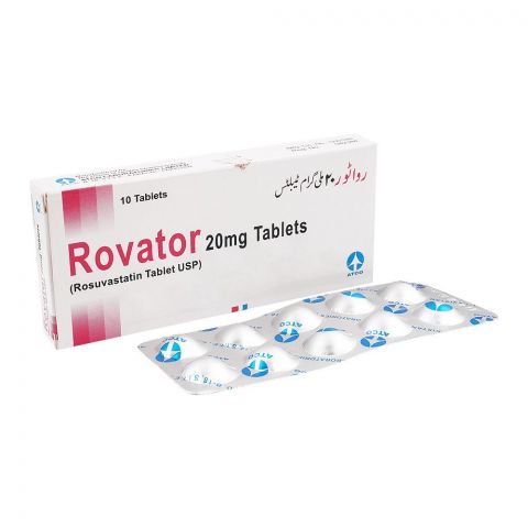 ATCO Laboratories Rovator Tablet, 20mg, 10-Pack