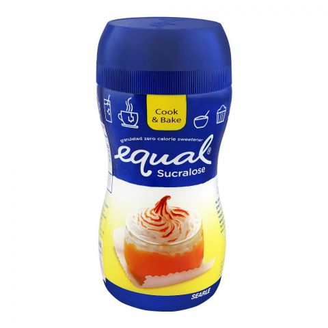 Equal Sucralose Granulated Zero Calorie Sweetener, Jar, 60g