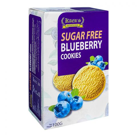 Kaers Selection Sugar-Free Blueberry Cookies, 100g