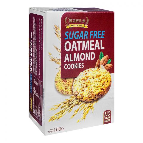 Kaers Selection Sugar-Free Oatmeal Almond Cookies, 100g