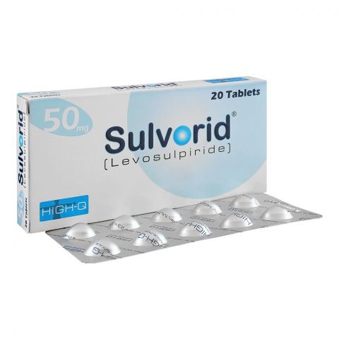 High-Q Pharmaceuticals Sulvorid Tablet, 50mg, 20-Pack