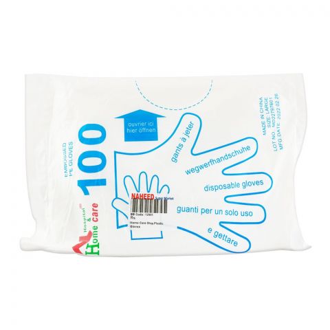 Safety Home Care Disposable Plastic Gloves