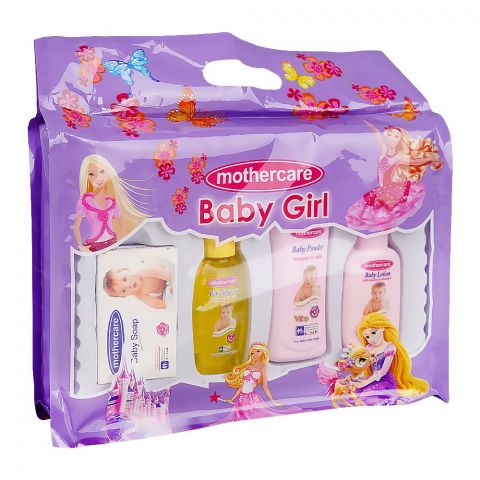 Mothercare Barbie Baby Girl Gift Set, 4-Pack