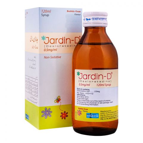 High-Q Pharmaceuticals Jardin-D Syrup, 120ml