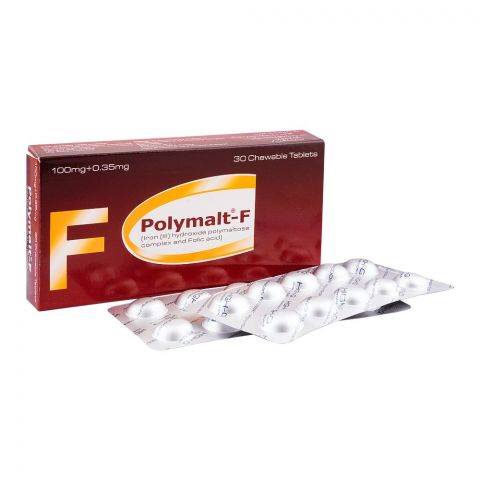 High-Q Pharmaceuticals Polymalt-F Tablet, 100mg+0.35mg, 30-Pack