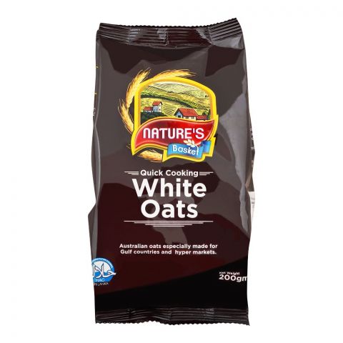 Nature`s Basket White Oats, Pouch 200g
