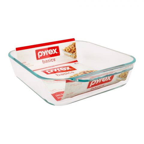 Pyrex Square Baking Dish, 1.9L, 8 Inches, 20cm, 1105395