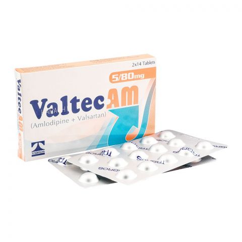 Tabros Pharma Valtec-AM Tablet, 5/80mg, 28-Pack