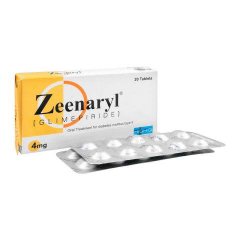 High-Q Pharmaceuticals Zeenaryl Tablet, 4mg, 20-Pack