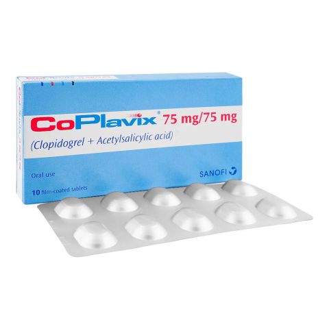 Sanofi-Aventis Co-Plavix Tablet, 75mg/75mg, 10-Pack