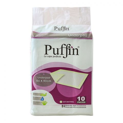 Puffin Underpad, 60x90cm, 10-Pack