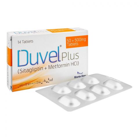 Martin Dow Duvel Plus Tablet, 50+500mg, 14-Pack