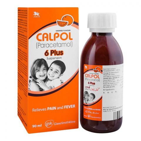 GSK Calpol 6 Plus Syrup, 90ml