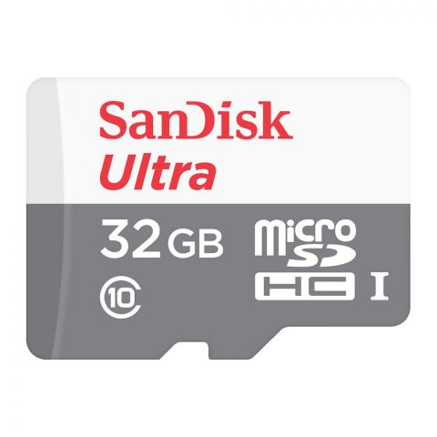 Sandisk Ultra 32GB Micro SDHC UHS-1, Speed Upto 100MB/s