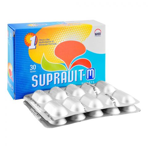 Hilton Pharma Supravit-M Tablet, 30-Pack