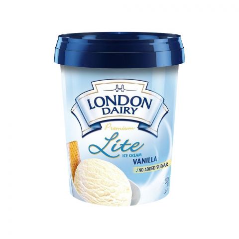 London Dairy Vanilla Lite Ice Cream, 500ml
