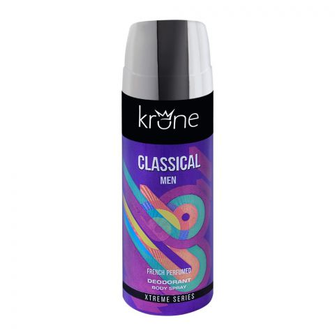 Krone Classical Men Deodorant Body Spray, Xtreme Series, 200ml
