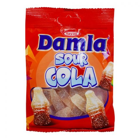 Tayas Damla Sour Gummy Cola, Jelly Beans, 80g