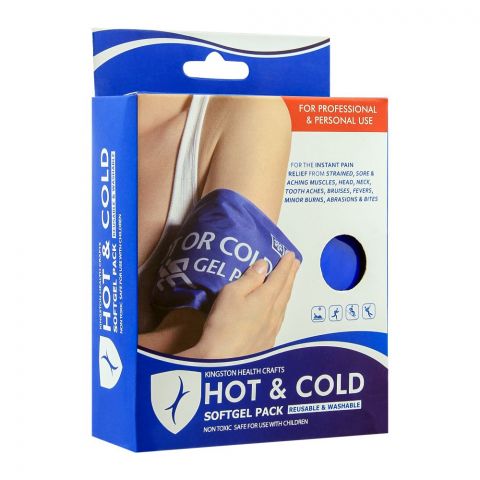 Kingston Health Crafts Hot & Cold Soft Gel Pack, Reusable