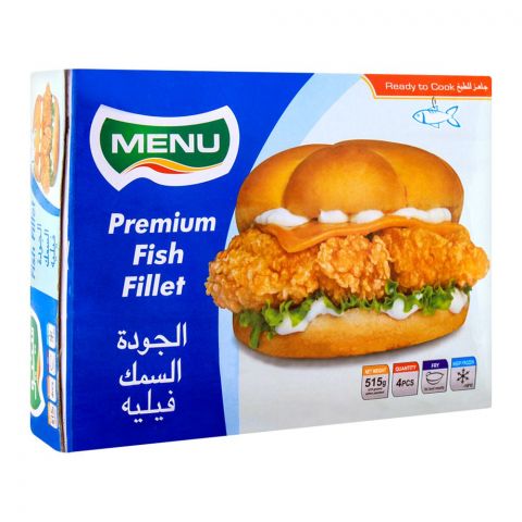 Menu Premium Fish Fillet, 4 Pieces, 515g