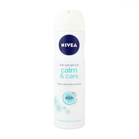Nivea 48H Calm & Care Anti-Perspirant Body Spray, 150ml