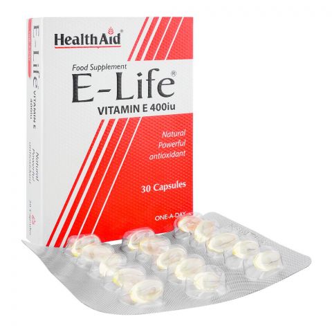 Nutra Zone Healthcare E-Life 400Iu Capsule, 30-Pack