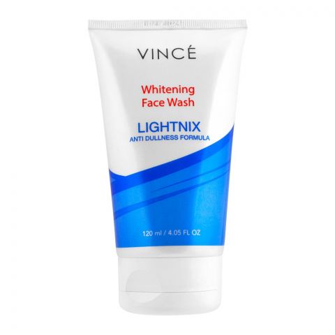 Vince Lightnix Anti Dullness Formula Whitening Face Wash, 120ml