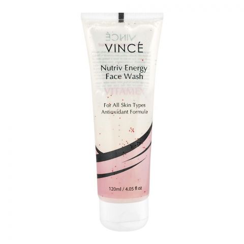 Vince Vitamix Nutriv Energy Face Wash, For All Skin Types, 120ml