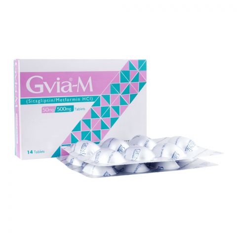 Genix Pharma Gvia-M Tablet, 50mg/500mg, 14-Pack