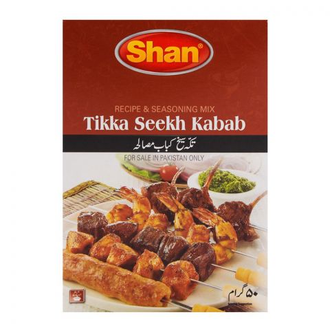 Shan Tikka Seekh Kabab Recipe Masala 50gm