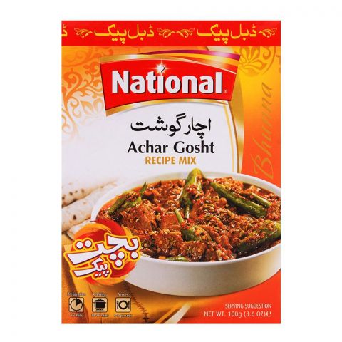 National Achar Gosht Masala Mix Double Pack
