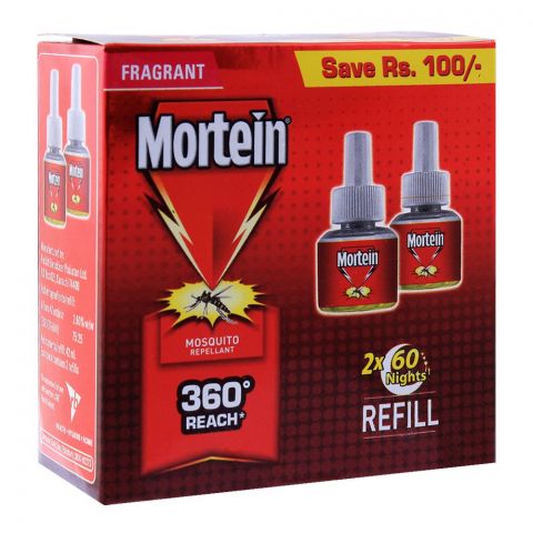 Mortein Fragrant Liquid Refill, 2 Pieces, Save Rs. 100