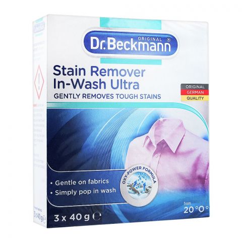 Dr. Beckmann Stain Remover In-Wash Ultra, 3x40g