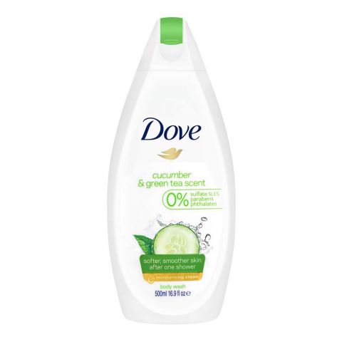 Dove Cucumber & Green Tea Scent Body Wash, 500ml