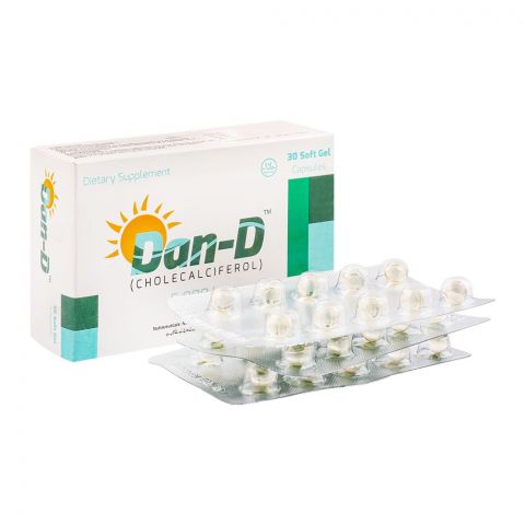 CCL Pharmaceuticals Dan-D Soft Gel Capsules, 5000IU, 30-Pack