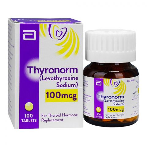 Abbott Thyronorm Tablet, 100mg, 100-Pack