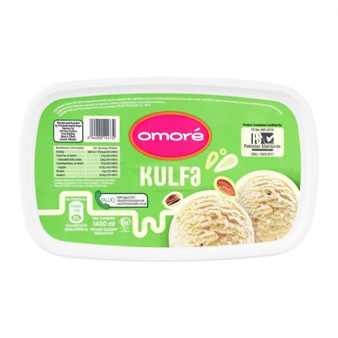 Omore Kulfa Frozen Dessert, 1400ml