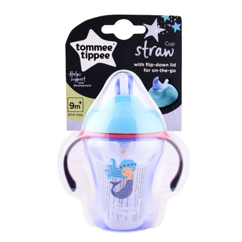 Tommee Tippee Training Straw Cup 230ml (Blue) - 447015